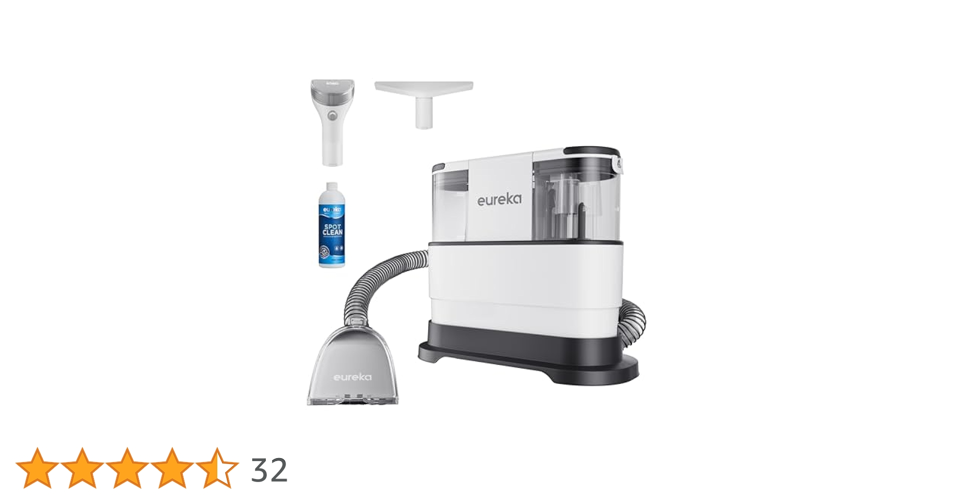 EUREKA（ユーリカ） NEY200 カーペット　インテリア用ポータブル掃除機 Amazon | 【2025新型 水加熱式】EUREKA（ユーリカ） NEY200