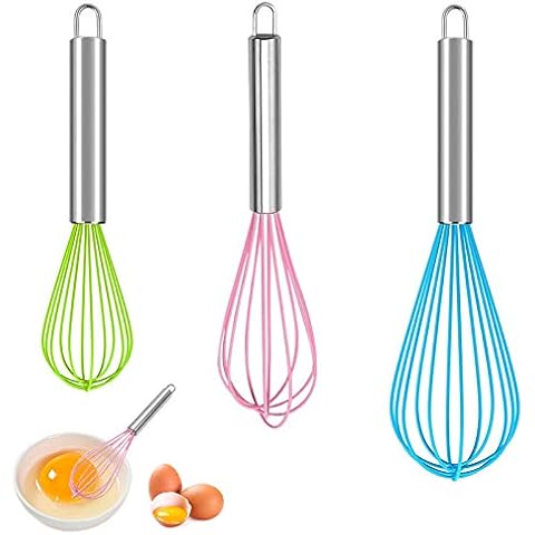 TuoFang Silikon Schneebesen 3er Set Cover
