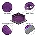 Dice Tray Dice Rolling Tray Holder Storage Box for RPG, DND Table Games, Double Sided Folding PU Leather Tray (Purple)