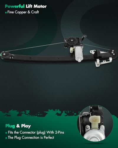 Image of SCITOO Rear Right Power Window Regulator With motor Fit for 2003-2014 for Volvo XC90, 741-061