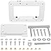 sixcow 010-12832-61 Quick Release Bracket Plate System Replacement for Garmin Force Kraken Trolling Motor, 010-12832-60, 0100209801- White