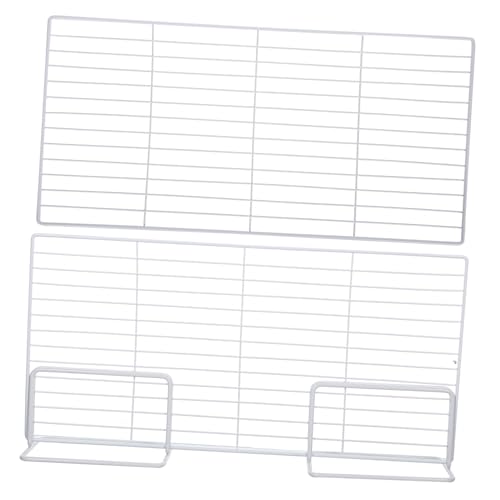 Luxshiny Divisor Ajustable para Estantes de Congelador Organizador de Rejilla Antideslizante de Hierro Resistente al Frío Separador de Alambre para Refrigerador y Almacenamiento de