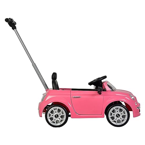 Save 58% on Best Ride On Cars Fiat 500 Push Car, Pink - Image 4