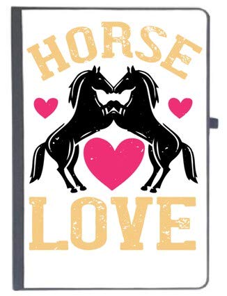 UDNAG Ruled Notebook Diary 'Horse | horse lovee', [A5 80Pages 80GSM]
