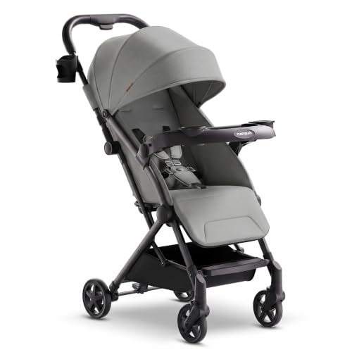 Mompush Lithe V2 Lightweight Travel Stroller Snack Tray Included,...