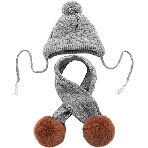 Kuoser - Juego de gorro y bufanda para perro Cover