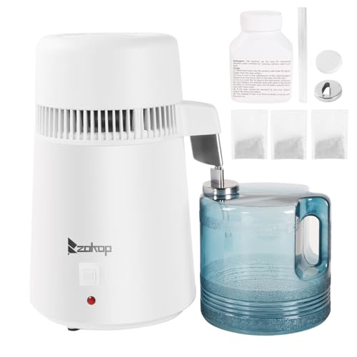 Water Distiller 4L, 750W - Stainless Steel Interior, White