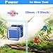 Carefree Fish Aquarium Small Super Magentic Cleaner(The Heart of The Ocean) Fish Tank Algae Scraper Fish Bowl Magnet Brush for Glass Tank No Floating