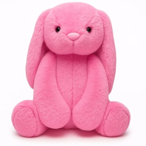 Image of Babique Bunny Rabbit Teddy Bear Soft Toys Plush Stuffed Teddy Bear for Kids Birthday Gift (Pink)