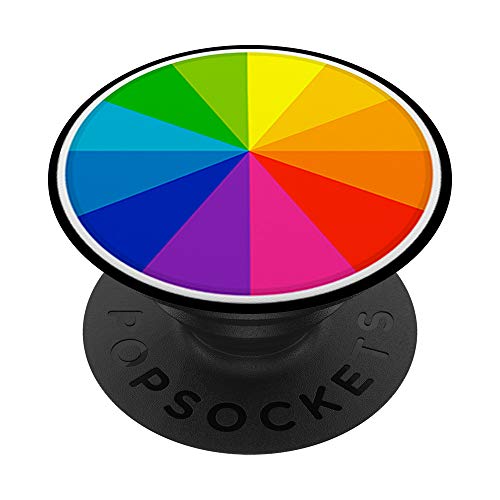 Color Wheel Painter Grip pour téléphone PopSockets PopGrip Interchangeable