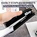 Deli Stapler Heavy Duty, Full Strip Staplers for Desk with 2000 Staples and Staple Remover, 50 Sheet Capacity, No Jam, Non-Slip Office Stapler with Staples for Office, Classroom, Black