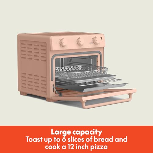 Image of bella 6 Slice Toaster Oven With Air fryer, Blossom