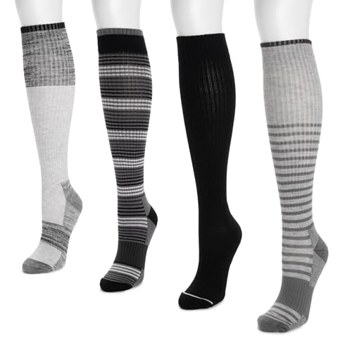 MUK LUKS Women's 4 Pack Compression Sock2