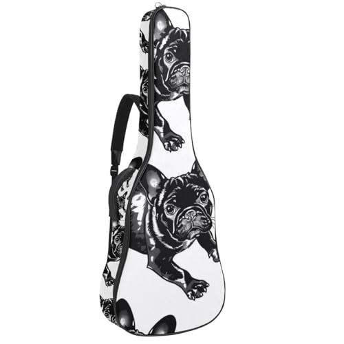 Housse pour guitare acoustique universelle suspendue pour éviter encombrement et chocs