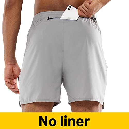 Image of MIER Men's Workout Running Shorts Lightweight Active 5 Inches Shorts with Pockets, Quick Dry, Breathable