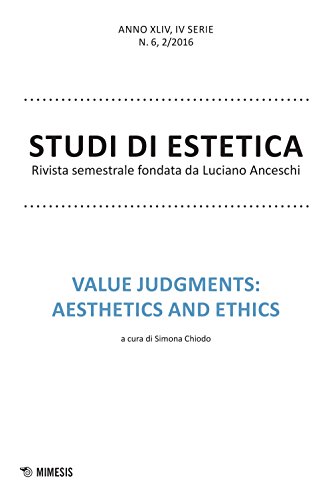  Studi di estetica. Value judments: aesthetics and ethics (2016) (Vol. 2)
