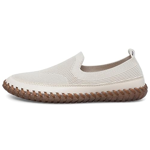 Men's Mesh Slip On Loafers Breathable Knitted Casual Walking Shoes Lightweight Soft Sole Sneakers2