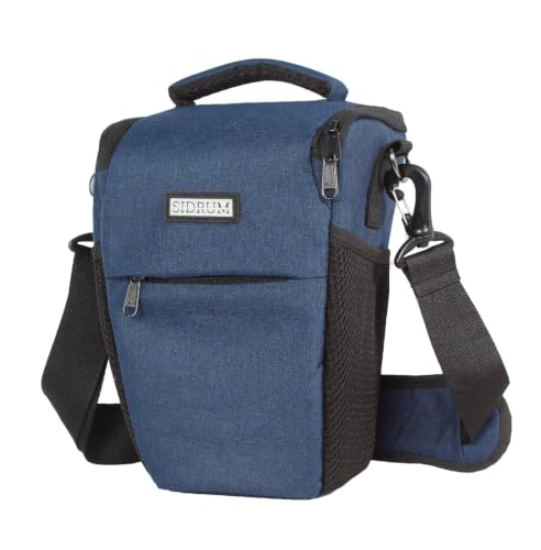 Image of Polyester D2 DSLR Camera Bag, Camera Case with Adjustable Shoulder Strap, Compatible for Nikon, Canon, Sony Cameras - Waterproof - Anti Shock