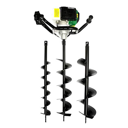 Grünwelt GW-EB523 - Taladro de tierra (3 CV, 52 cm³) Cover