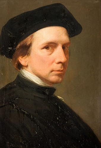 Tableau Portrait George Richmond pour une Décoration Murale de Salon