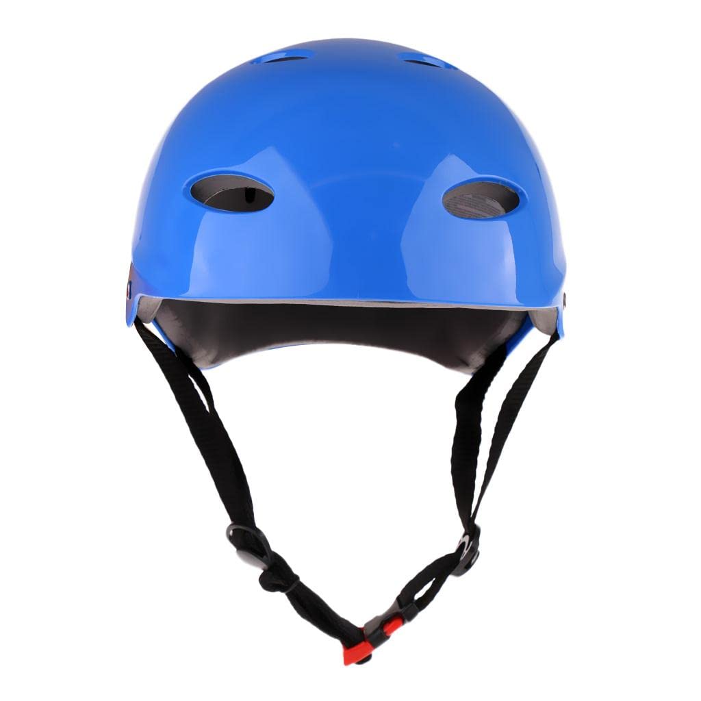 Casque de sécurité pour sports nautiques pour wakeboard, kayak, canoë, bateau, dérive, voile, taille M, bleu