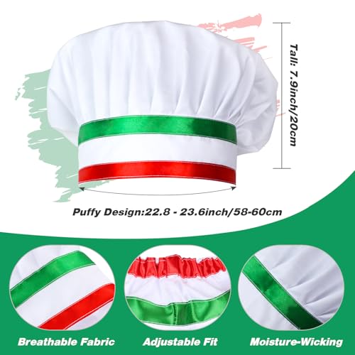 Fantasia de Chef Italiano com Avental e Chapéu - Conjunto Completo Fantasia de Chef Italiano com Avental e Chapéu - Conjunto Completo - Imagem 2