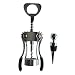 Renaud Wing Corkscrew Wine Bottle Cork Opener by Premium Professional all-in-one set with Bonus Wine Bottle Stopper for Wine Enthusiast Waiters and Bartenders - Best Wine Opener