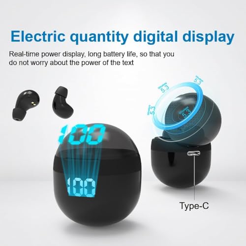 image for YXYKODM Invisible Mini Earbuds Wireless Bluetooth - Ultra Small in-Ear