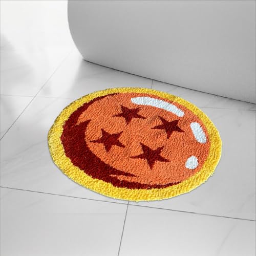 Tapete naranja decorativo 75 cm miniatura 2