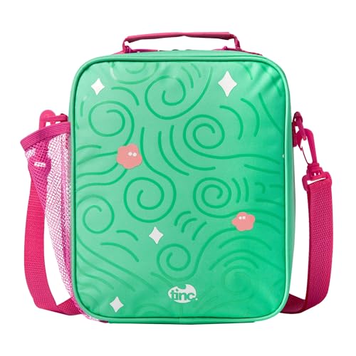 Tinc Kids Insulated Lunch Bag for Boys & Girls With Adjustable Strap & Bottle Holder, Mint Green - Image 2