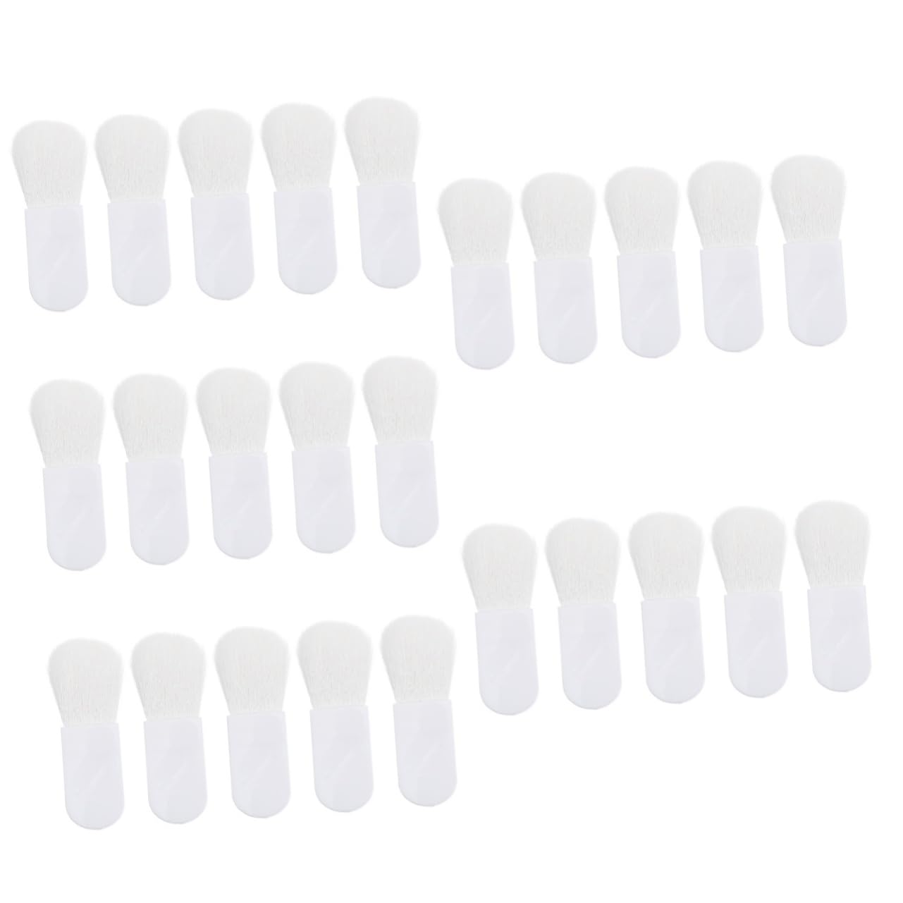Beavorty 5 Set Di Pennelli Per Fard Multiuso Per Il Trucco Mini Pennelli Per Fard Applicatori Portatili Con Setole Morbide 5 Pezzi*5