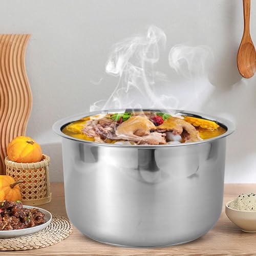 Cuve intérieure 4l en acier inoxydable, doublure robuste pour cuiseur - 7