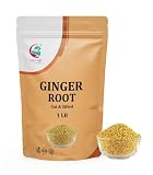 Dried Ginger Root 1 LB (16 Oz)| Cut and Sifted Dried Ginger Pieces | As Spicy as Fresh Ginger | Flavourful...