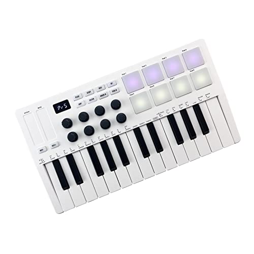 Btuty 25 キー MIDI コントロール キーボード ミニ ポータブル USB キーボード MIDI コントローラー の商品画像 6