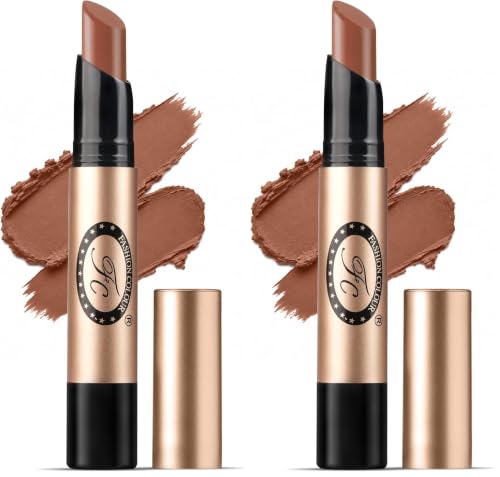 Image of Fashion Colour Supreme Lasting Honey Lip Non Transfer Lipstick 2.6g | Lipstick For Women | Available in 18 Super Creamy Shades | (316-Auburn, 2.6g) (Pack of 2)