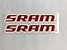 SBD Decals 2 Decalcomanie della Sram Red Stickers w