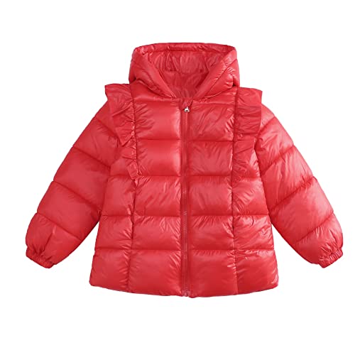 Winter Coats Kids Toddler Baby Boys Girls Infant Winter Warm Clothes Outerwear Coat Solid Padded Jacket