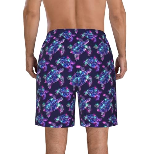 Watercolor Sea Turtle Men's Quick Dry Swim Trunks Summer Beach Board Shorts Swimming Swimwear3