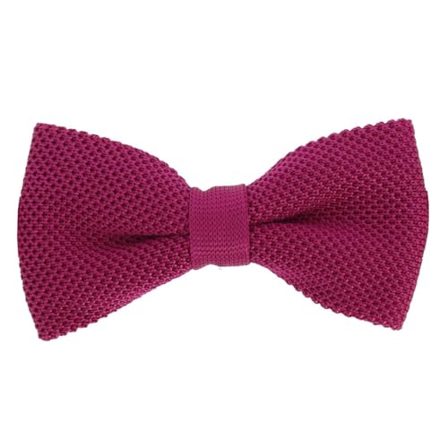 Noeud papillon tricot en soie PAULO rose : le cadeau idéal fabriqué en Italie