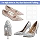 TIESOME 34 Stück High Heel-Kissen Anti-Rutsch, Anti Rutsch Pads Schuhe Schuhriemengriff Fersenpolster Silikon Fußstütze für Damen Sport Sneaker