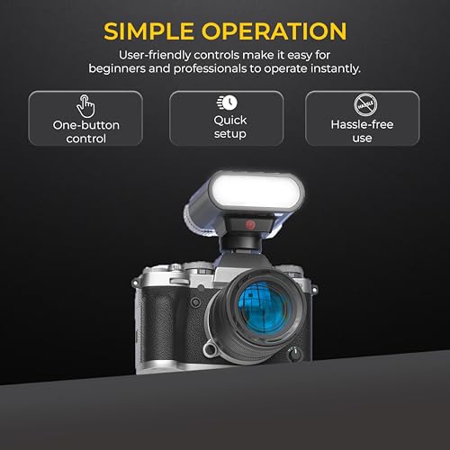 Image of DIGITEK DFL-016 Mini Speedlite Camera Flash, Universal Hot Shoe Compatible for Canon Nikon Sony DSLR Cameras, GN16, 5600K, 2000mAh Rechargeable Battery, TFT Screen, M /S1 /S2 Modes, 7 Color Filters