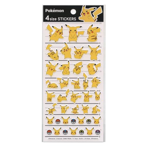 Amazon | カミオジャパン ポケットモンスター 4サイズステッカーズ