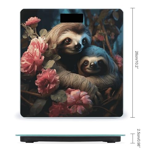 Báscula Digital de Baño con Pantalla LED Transparente miniatura 2
