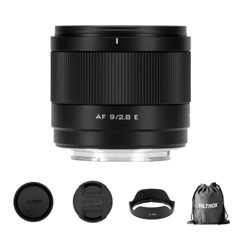 Image of VILTROX 9mm F2.8 E Lens for Sony E, Auto Focus Wide Angle APS-C Prime Lens Compatible with Sony E-Mount Cameras ZV-E10 FX30 ZV-E10 ZV-E10II a7Ⅲ a7RⅢ a7Ⅳ a7RⅣ a7CII A6700 A6600 A6500 A6400 A6300 A6100