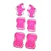 QANYEGN 7 Piece/Set Skateboards Protective Gear Set, Skateboarding Protective Gear, Kids Bike Helmet for Scooter, Roller Skating Sports ()