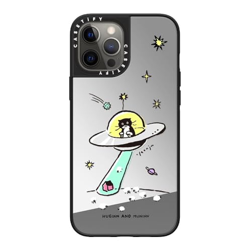 Coque miroir iPhone 12 Pro Max compatible MagSafe antichoc 1,5m CASETiFY argent