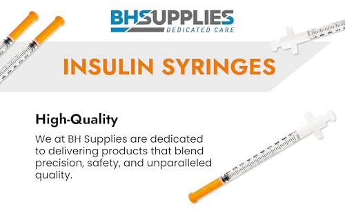 BH Supplies Insulin Syringes U-100 31G 1ml/cc 5/16