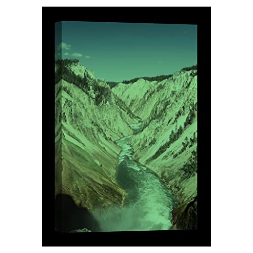 Tableau phosphorescent nature grand format déco murale lumineuse