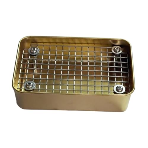 Bac à litière pour chinchilla S Gold - Accessoire indispensable petits animaux - 2