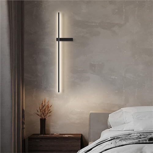 Aplique de pared lineal LED para sala de estar con tira larga regulable de aluminio 3